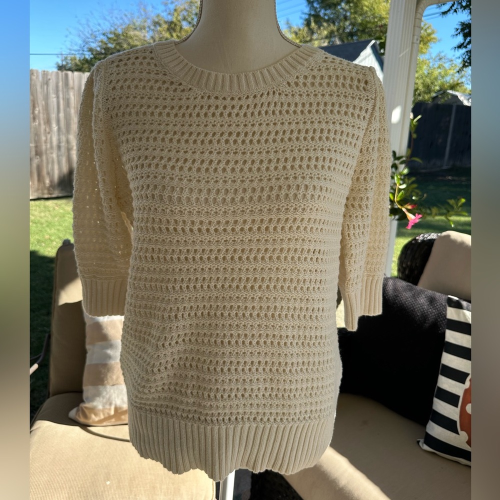 Sonoma open knit sweater